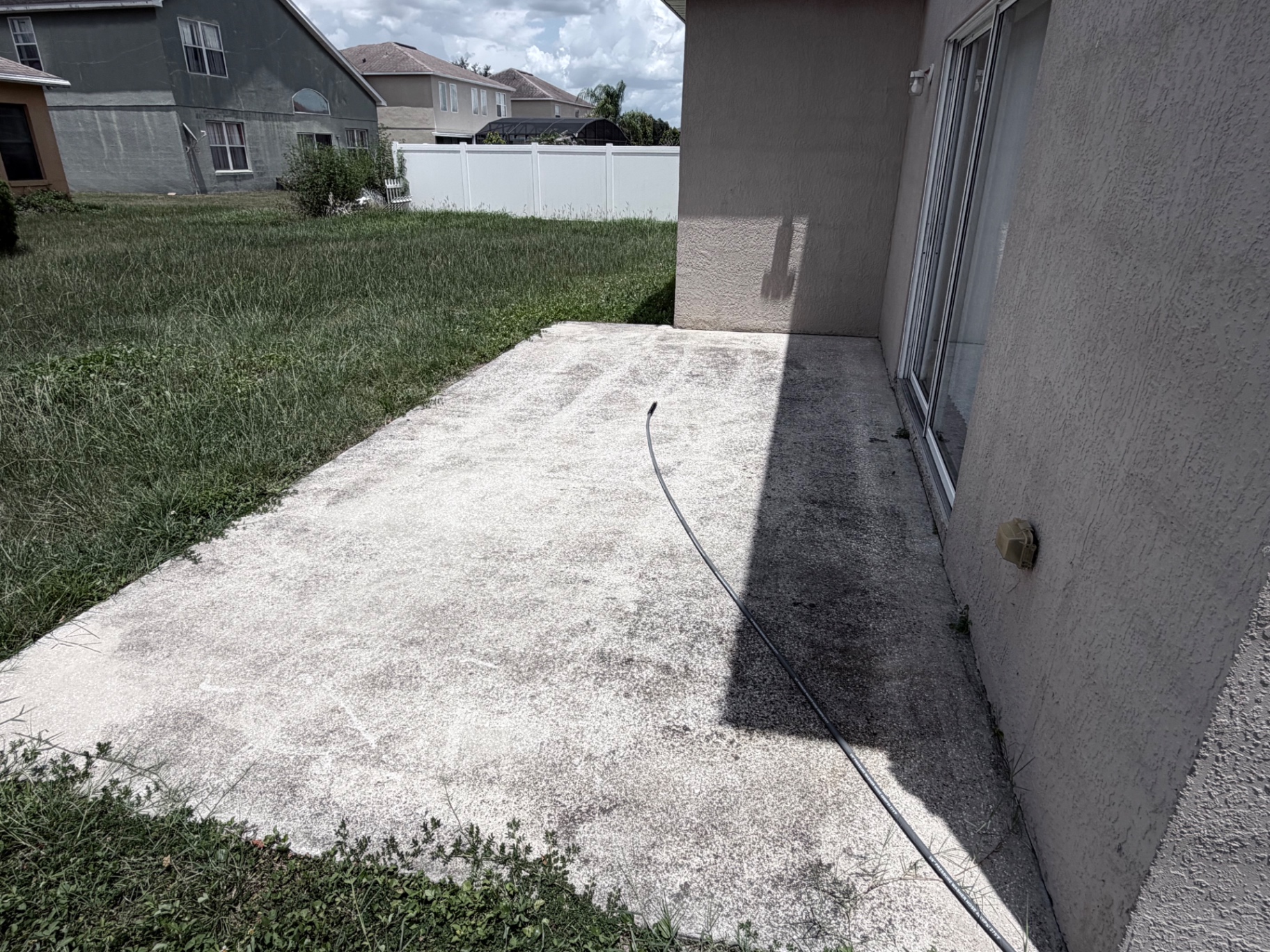 Concrete Patio — Before