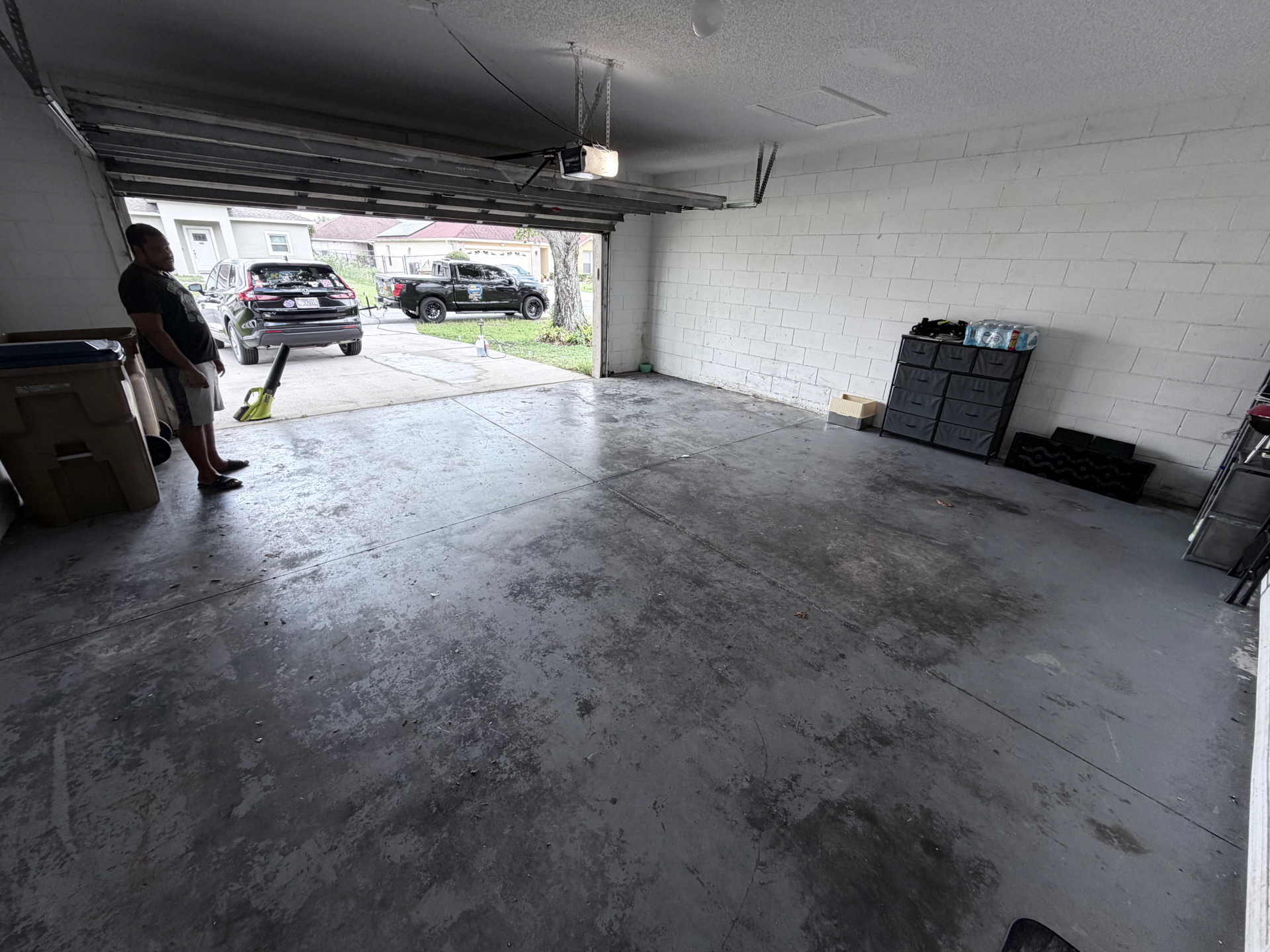 Garage Floor — After