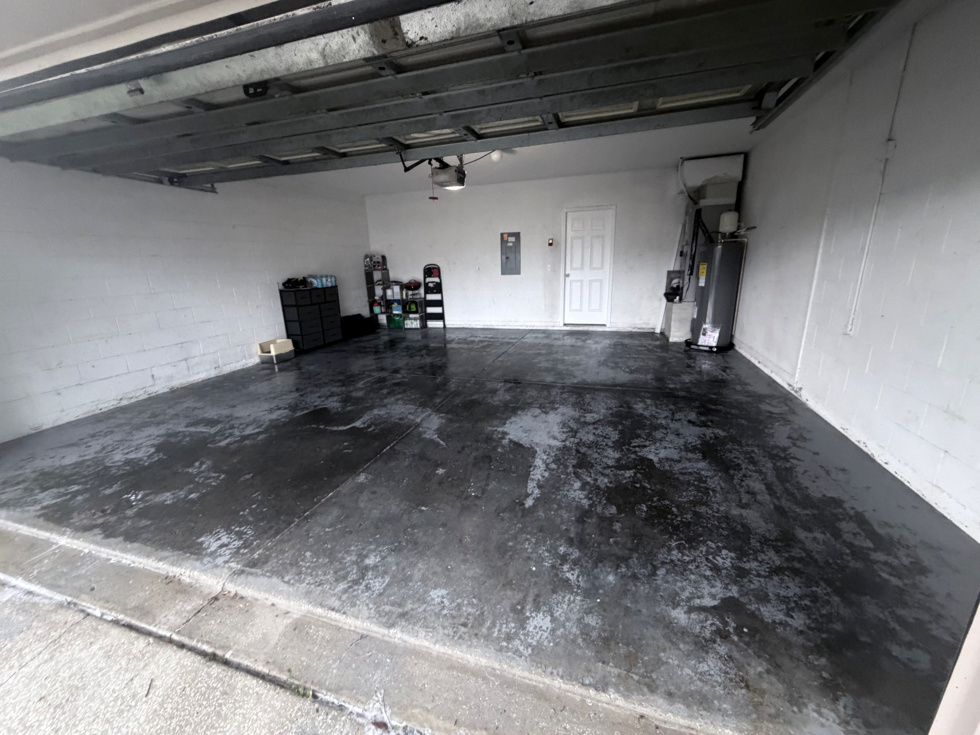Garage Floor — Before